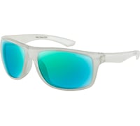 Bobster Luna Sunglasses - Gloss Crystal Pearl/Light Blue Green Mirror