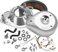 S&s cycle Teardrop Air Cleaner Kit - Chrome