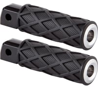 Arlen ness Diamond Footpegs - Passenger - Chrome