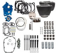 S&S Cycle Power Pack - 4.375" Stroke - Oil Cooled - Black w/Highlights - M8