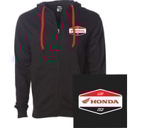 Factory Effex Honda Stadium Zip Up Hoodie Black 