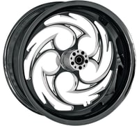 Rc components Wheel - Savage Eclipse - Rear - Single Disc/without ABS - Black Eclipse - 16x3.5