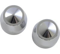 Accutronix Axle Caps - Elite - Chrome - 1"