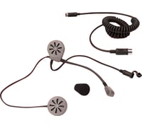 Show chrome Helmet Headset - 5 Pin Din