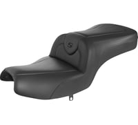 Saddlemen RoadSofa™ Seat - without Backrest - Black w/ Black Stitching - Challenger '20-'22