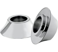 Rc components Tapered Axle Spacer - Front - Chrome - No ABS - '00-'07 FLH
