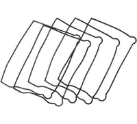 Cometic Lower Rocker Box Rubber Gasket