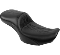 Le pera Maverick Daddy Long Legs Seat - Without Backrest - Diamond Stitch - HR2 Inlay - FLH/FLT '23-'24