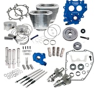S&s cycle 100" Power Package Performance Kit - Gear Drive - Silver
