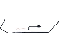 Magnum shielding Brake Line Kit - MC to HCU - Rear - Black Pearl