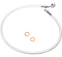 Magnum shielding Brake Line - 7/16-35° - 26" - Sterling Chromite II