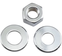 Colony Rear Axle Nut/Washer - Kit - Big Twins '73-'96/XL '79-'96