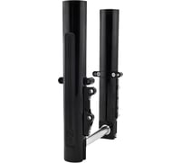 Performance machine (pm) Fork Leg Kit - Black - Lower - Single Disc - '14-'20 FL