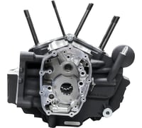S&s cycle Crankcase - MK-Series "B" - Black - M8 Softail