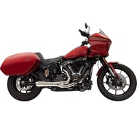 Bassani Xhaust 2-into-1 Ripper Exhaust System with Megaphone Muffler - Chrome - 49-State - M8 Softail