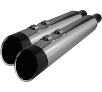 Khrome werks 4.5" Mufflers for Touring - Chrome with Edge