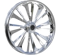 Rc components Wheel - Dillinger - Front - Single Disc/with ABS - Chrome - 21x3.5 - FLH