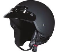Z1r Drifter Helmet - Flat Black - XS