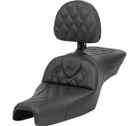 Saddlemen Roadsofa™ Seat - with Backrest - Lattice Stitch - XL '04-'22