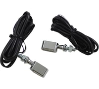 Drag specialties Marker Light - Clear/Amber - Chrome