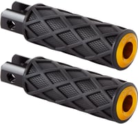 Arlen ness Diamond Footpegs - Driver - Gold