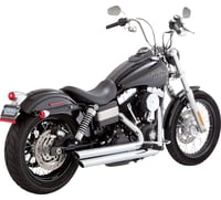 Vance & hines Big Shots Staggered Exhaust System - Chrome