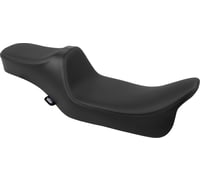 Drag specialties Predator III Seat - Extended Reach - Smooth - Black Solar Leather - FLH/FLT '08-'24
