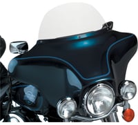 Memphis shades Windshield - 12" - Clear - '96-'13 FLHT
