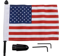 Pro pad Flag Mount - Pinnacle Luggage Rack - 9" Pole - 6" X 9" Flag