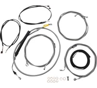 La choppers Cable Kit - 15" - 17" Handlebars - ABS - Stainless