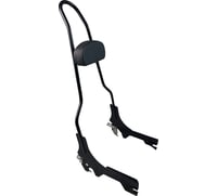 Motherwell Quick Release Sissy Bar - 23" - With Pad - Matt Black