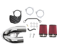 S&s cycle Tuned Induction Air Cleaner Kit - Chrome