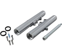 Arlen ness Fork Legs - Chrome - Smooth - Dual Disc - '08-'13 FLT