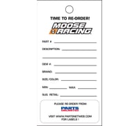 Moose racing Re-Order Cards