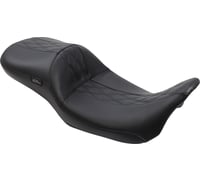 Le pera Maverick Daddy Long Legs Seat - Black w/ Black HR Inlay - Double Diamond - FL '08-'22