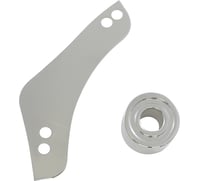 Arlen ness Inverted Air Cleaner Cover Plate - Chrome