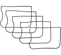 Cometic Upper Rocker Box Rubber Gasket