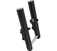 Arlen ness Fork Legs - Black - Smooth - Dual Disc