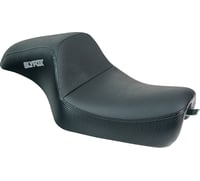 Slyfox Drifter Seat - Gray Logo - Black Vinyl w/ Slipstop - Carbon Fiber - XL '04-'22