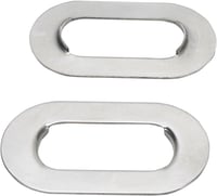 Drag specialties Axle Adjuster Plate - Stainless Steel - FX/FXST