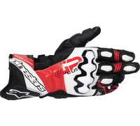 Alpinestars GP Plus R V3 Leather Gloves Black/White/Bright Red