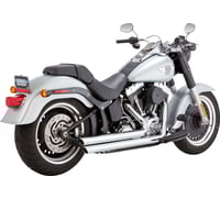 Vance & hines Big Shots Staggered Exhaust System - Chrome