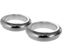 La choppers Fork Boot Cover - 49 mm - Chrome