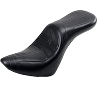 Le pera Maverick Daddy Long Legs Seat - Black - Stitched - Softail '18-'23