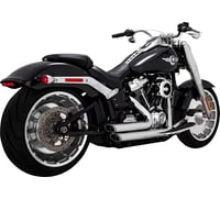Vance & hines Shortshots Staggered Exhaust System - Chrome