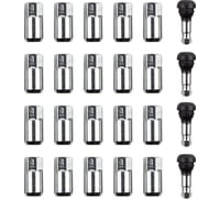Moose utility Lug Nut - 12 mm x 1.50 - Chrome - 20 Pack