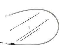 Drag specialties Quick Connect Clutch Cable - Upper - 35" - Stainless Steel