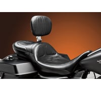 Le pera Maverick Daddy Long Legs Seat - With Backrest - Black - Stitched - FL '08-'23
