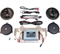 J & m 200 W 2-Channel Amplifier/Speaker Kit - '14-'23 FLHX/FLHTK/FLHCUTG