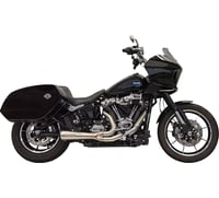 Bassani Xhaust 2-into-1 Ripper Exhaust System with Megaphone Muffler - Stainless - 49-State - M8 Softail